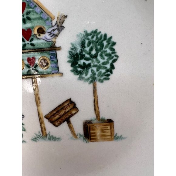 Thomson Birdhouse pottery Dinner Plate Round - Picture 5 of 8